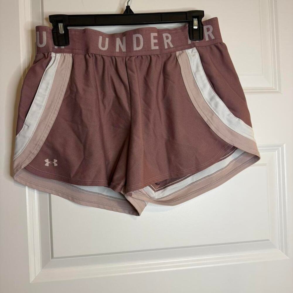 Under armour pink shorts